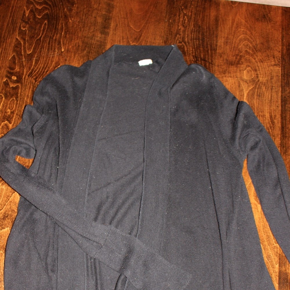 Black J. Crew Cardigan